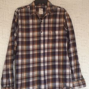 AG  Adriano Goldschmied Plaid Shirt size Small